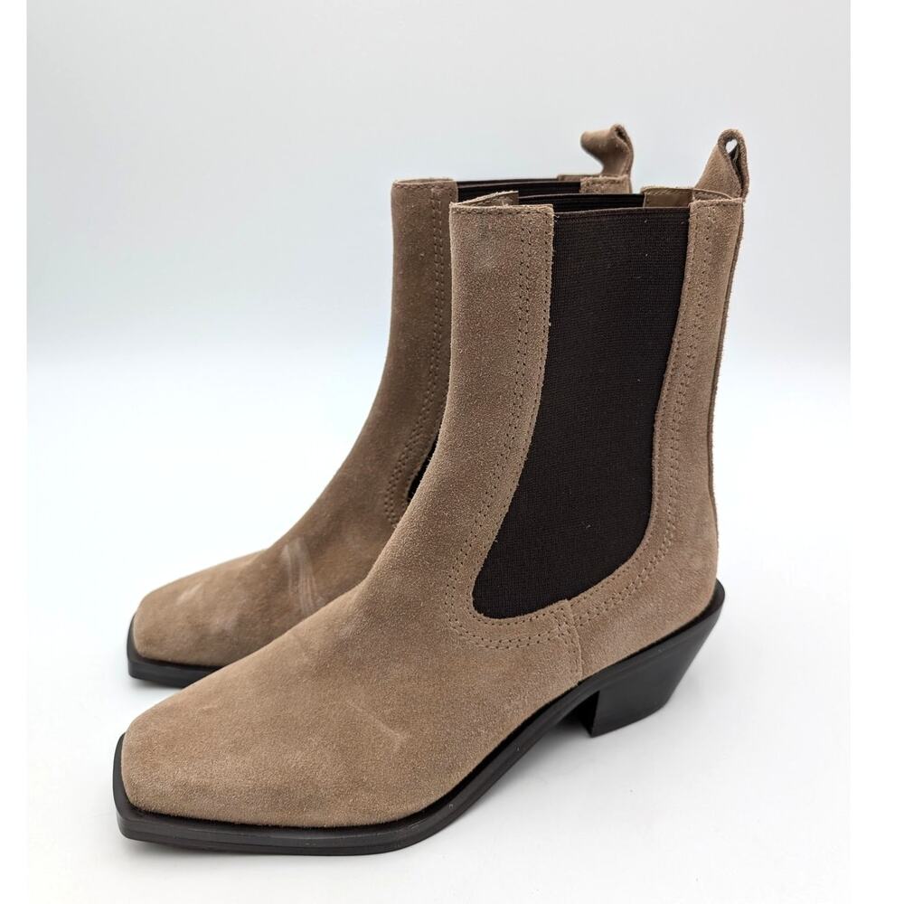 Nordstrom Clemens Chelsea Ankle Boots Women's Tan Cinnamon Size US5.5M EU35.5